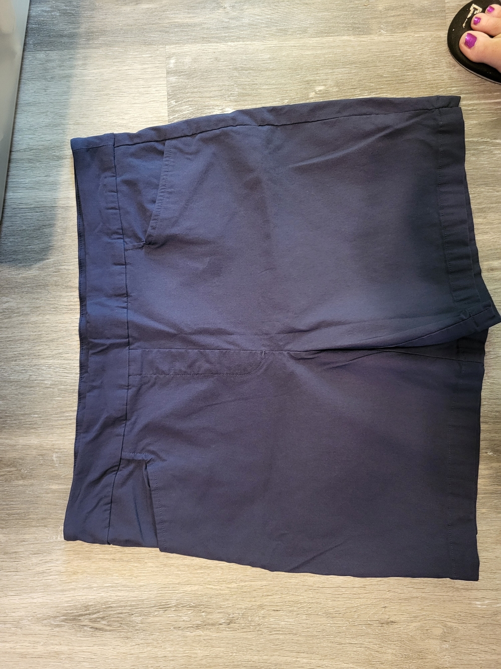 Womens Coconut Row Palm Beach Navy  Blue Shorts Size 16